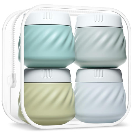 Silicone Travel Containers for Toiletries