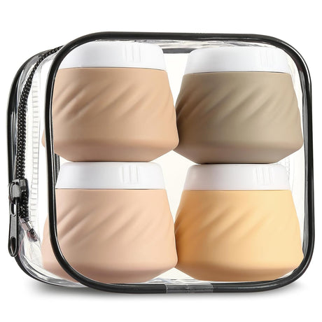 Silicone Travel Containers for Toiletries