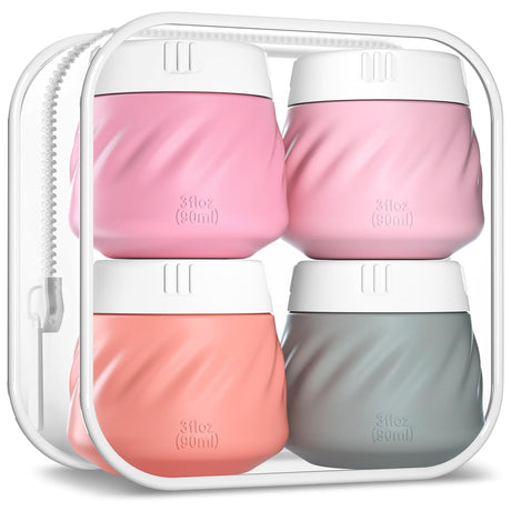 Silicone Travel Containers for Toiletries