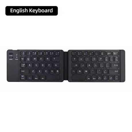 Mini Folding Keyboard Bluetooth Wireless Portable Universal Foldable Keyboard with Touchpad for Windows Android IOS Tablet Ipad