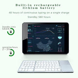 Mini Folding Keyboard Bluetooth Wireless Portable Universal Foldable Keyboard with Touchpad for Windows Android IOS Tablet Ipad