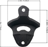 Wall Mounted Cast Iron Beer Bottle Opener (3 PCS)