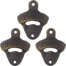 Wall Mounted Cast Iron Beer Bottle Opener (3 PCS)