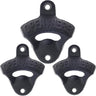 Wall Mounted Cast Iron Beer Bottle Opener (3 PCS)