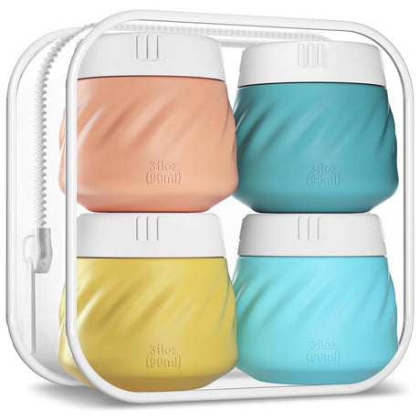 Silicone Travel Containers for Toiletries