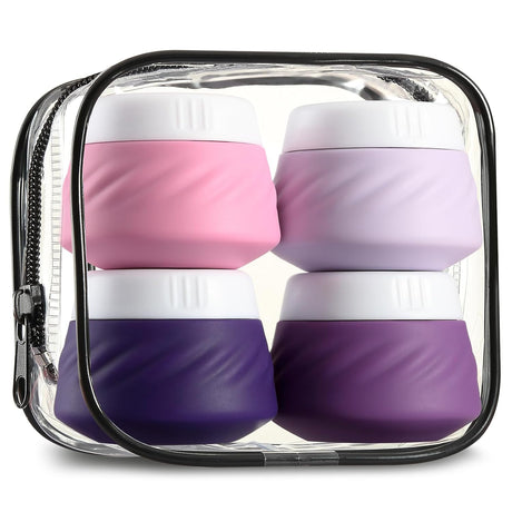 Silicone Travel Containers for Toiletries